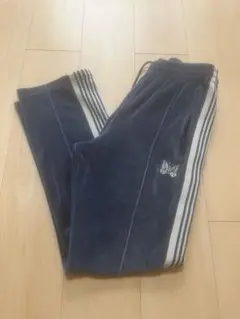 Needles ベロア トラックパンツ XS ブルーのサムネイル