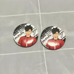 くら寿司 ハイキュー!! 缶バッジ　黒尾鉄朗