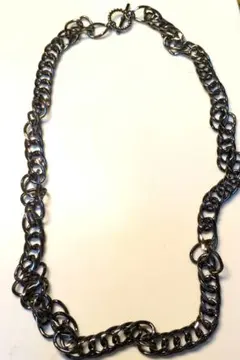 ブラック チェーンネックレス