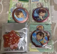 b)セット売り あんスタ 守沢千秋 缶バッジ ラバスト