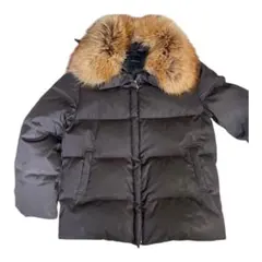 COMME CA28 ダウンジャケット　 リアルファー　ラクーン　ダウン80