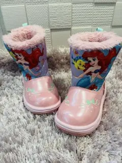 アリエル　ブーツ　15センチ　ディズニープリンセス　女の子　キッズ