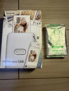 FUJIFILM instax mini Link ホワイト＋期限切れのフィルム