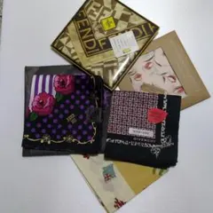 FENDI 幾何学模様 ハンカチ 58cm他まとめ売り