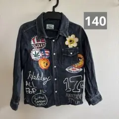 デニムシャツ　140