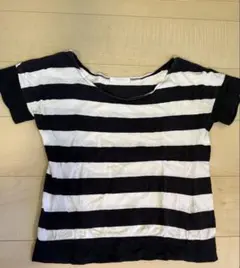 LOWRYS FARM 半袖ストライプTシャツ