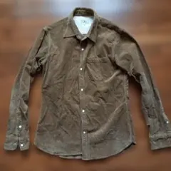 TK コーデュロイブラウンシャツ サイズ2