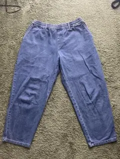 カジュアル青デニムパンツ