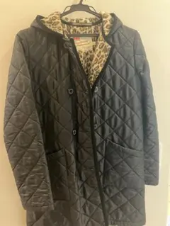 Traditional Weatherwear キルティングジャケット ヒョウ柄