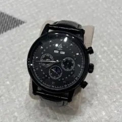 ブラック クロノグラフ 自動巻き時計　LOBOR LB0215D ブラックのサムネイル