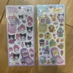 サンリオ 平成はっぴーフォン 2枚セット　メロクロ　サンリオキャラクターズ