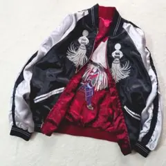 COMME CA DU MODE スカジャン リバーシブル L相当 火消し コムサ スカジャン【COMME CA DU MODE】リバーシブル 月岡芳年｜Yahoo