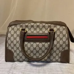 P*e様 GUCCI GGキャンバス ハンドバッグ リボン - メルカリ