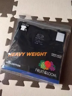 3L/黒/新品/フルーツオブザルーム/メンズ 半袖 Tシャツ ヘビーウエイト