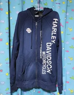Harley-Davidson ネイビー パーカー Ｍサイズ