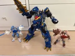 トランスフォーマー ワイルドキング　レクスブレード　シルバーテイル　ドリルホーン トランスフォーマー ワイルドキング レクスブレード シルバーテイル