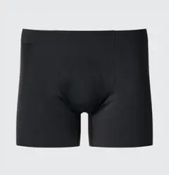 エアリズムシームレスボクサーブリーフ/前閉じ M Black 2枚