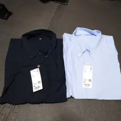 ユニクロ　ブロードシャツ　2点セット　XLサイズ