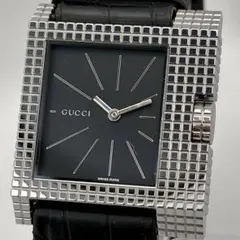 新品電池 稼働 GUCCI 7100M QZ メンズ SS シルバー - メルカリ
