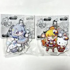 ひみつのアイプリ サンリオ じゅりあ える　ガチャガチャ　2点セット