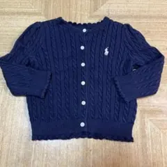 ラルフローレン カーディガン 12M ネイビー ベビー