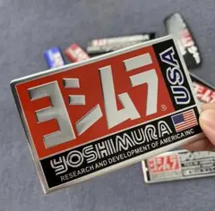 ヨシムラ アルミ耐熱ステッカー バイクステッカー マフラーステッカー