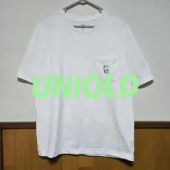 UNIQLO ドラえもん 半袖 Tシャツ ホワイトクルーネックTシャツ