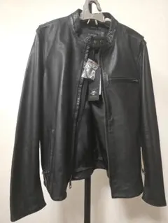 Harley-Davidson スリム ブラックレザージャケット