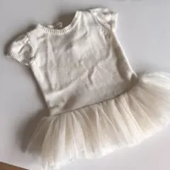 babyGap アイボリー チュールワンピース GAP ベビー服 ドレス