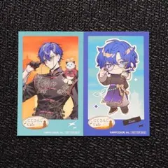 にじさんじ スイパラ 特典 カード レオス 等身 ミニキャラ SD カフェ