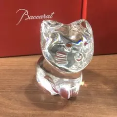 バカラ　ミニマルズ　キャット　猫　クリスタル　置物