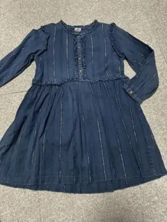 美品　BONTON　ワンピース　6A 110サイズ　長袖　ボンポワン好きに