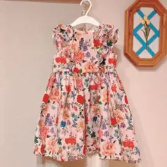 NATHALIE LÉTÉ x H&M 花柄ワンピース 2-3Y