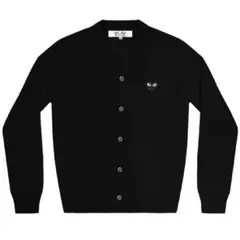 PLAY COMME des GARCONS カーディガン S 黒