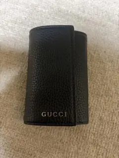 GUCCI ブラック レザー キーケース