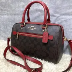 【極美品】COACH コーチ ショルダーバッグ ローワン レザー ブラウン
