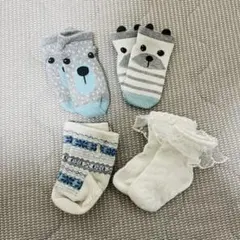ラルフローレン含む　ベビー靴下4足セット　新生児〜