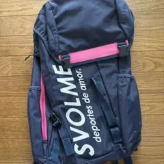 SVOLME バックパック ネイビー ピンクのサムネイル