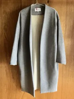 希少✨エンフォルド ワイド畦編みニット 厚手ウール生地 鮮やかブルー