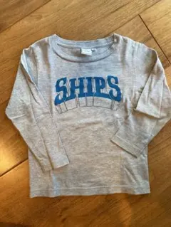SHIPS 長袖カットソー 100cm グレー