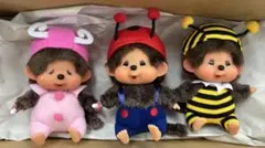 モンチッチ顔でかSSキーチェ［みつばし・ちょうちょう・てんとうむし]