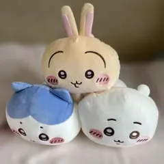 ちいかわ ハチワレ うさぎ プレミアムドームクッション 3点セット