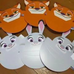 ディズニー ズートピア2 新品未使用 耳型ヘアバンド 6セット お遊戯 子供行事