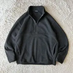 ユニクロ 90s UNIQLO halfzip fleece L grey
