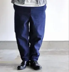 Nigel Cabourn コールドウェザーパンツ-ウェザークロス34 グリーン