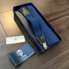 KIETH ネイビー サスペンダー
