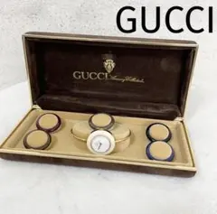 【動作未確認】GUCCI グッチ　腕時計　ウォッチ　チェンジベゼル　ゴールド