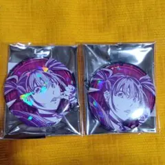 デッドアカウント　漆栖川希詠　ホログラム缶バッジ　2個セット