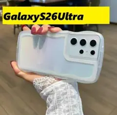 GalaxyS26Ultra ウェーブなみなみ　クリア　可愛いケースのサムネイル
