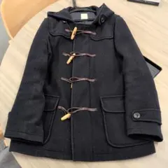 た*ん様 黒 ダッフルコート フード付き　メンズMサイズ